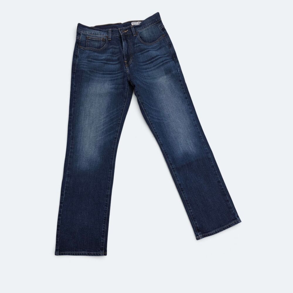 Cremieux Premium Denim Men's Straight Leg Jeans Dark Wash Size 33x30